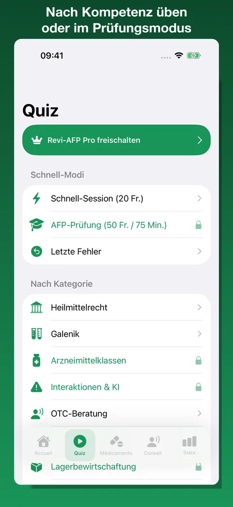 Revi-AFP — Screenshot 2 der iOS-App