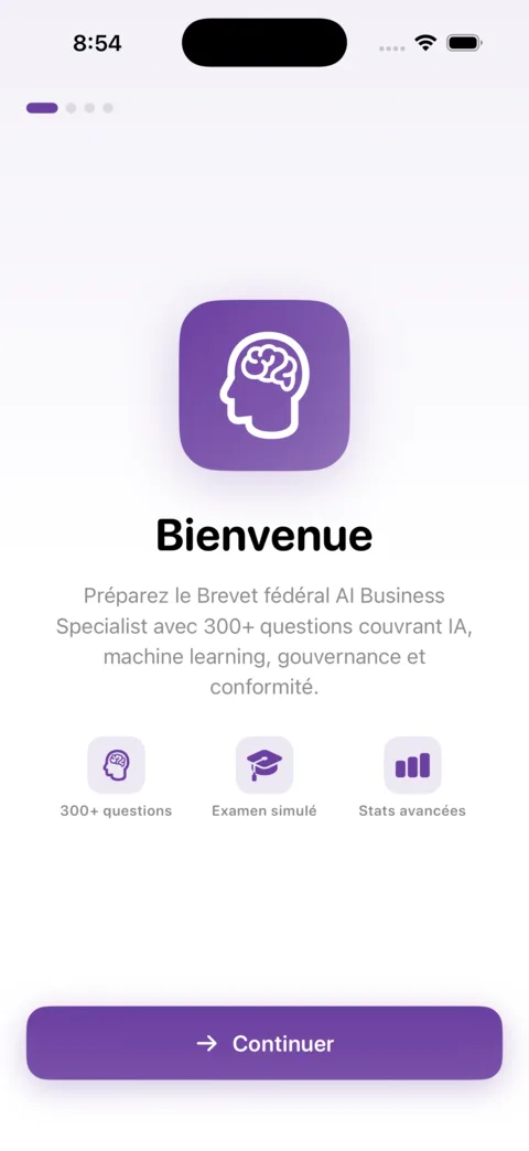 Revi-AIBusiness — Screenshot 2 der iOS-App