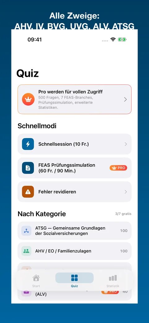 Revi-AssurSoc — Screenshot 2 der iOS-App