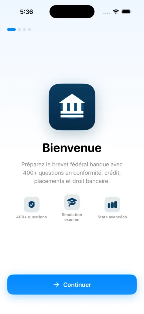 Revi-Banque — Screenshot 3 der iOS-App