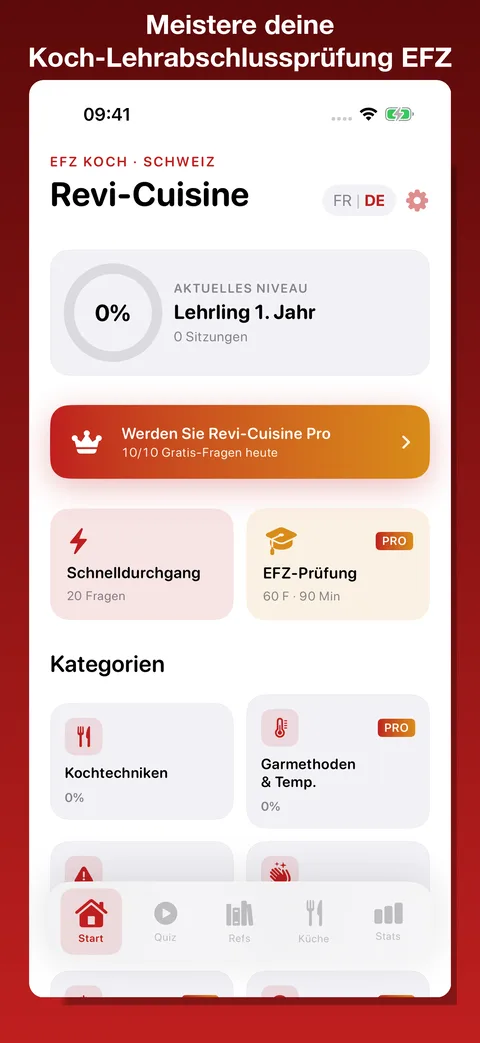 Revi-CFC-Cuisine — Screenshot 1 der iOS-App