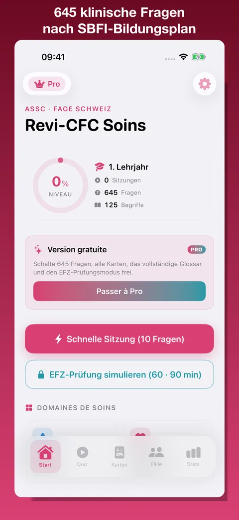 Revi-CFC-Soins — Screenshot 2 der iOS-App