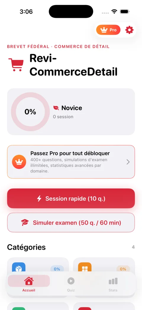 Revi-CommerceDetail — aperçu de l'application iOS