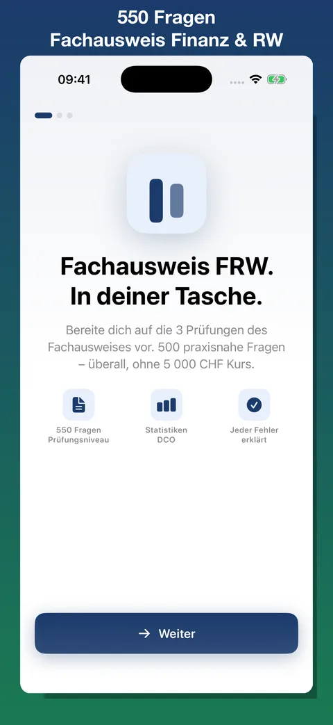 Revi-Compta — Screenshot 1 der iOS-App