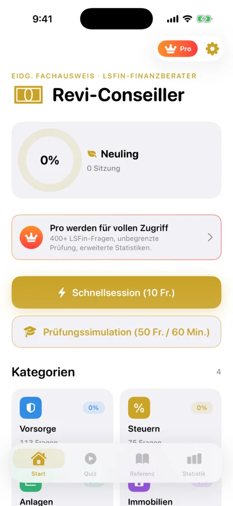 Revi-ConseillFinancier — Vorschau der iOS-App
