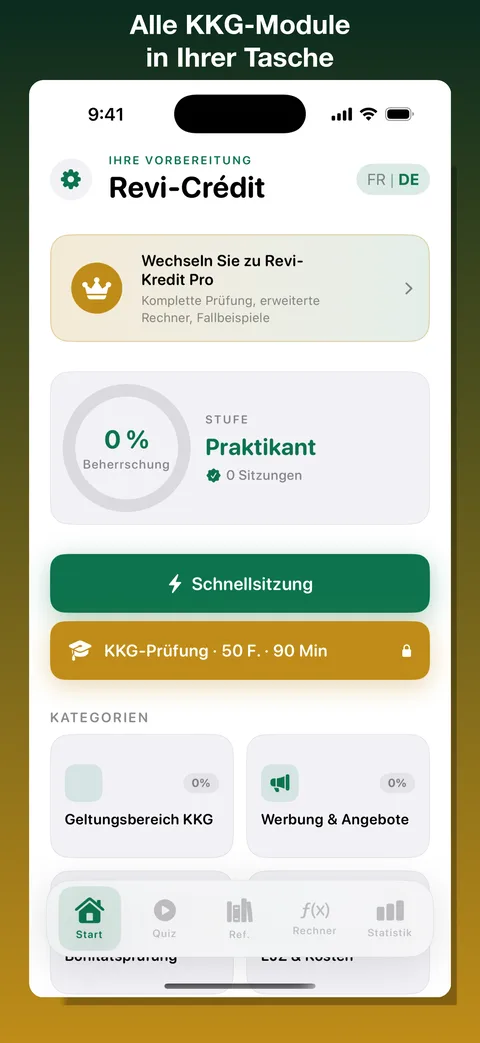 Revi-Courtier-crédit — Screenshot 2 der iOS-App