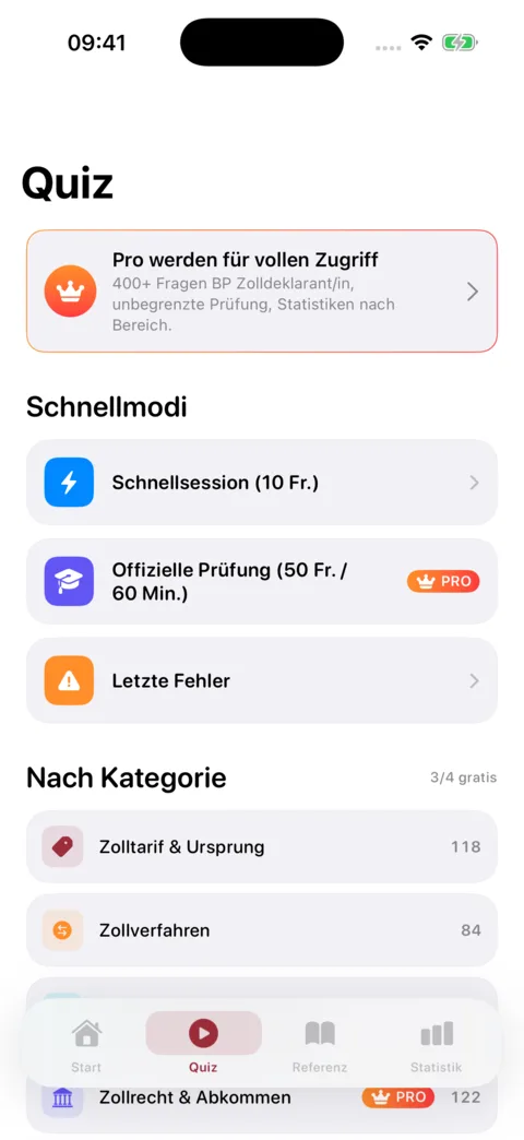 Revi-Douane — Screenshot 2 der iOS-App