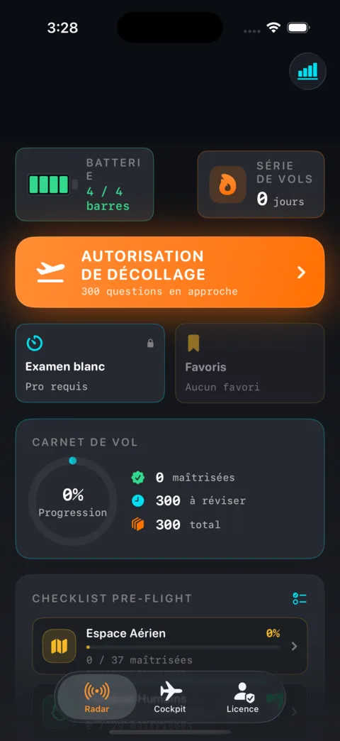 Revi-Drone — aperçu de l'application iOS
