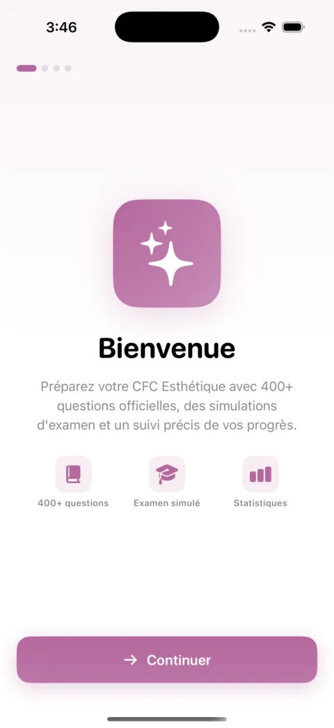 Revi-Esthetique — Screenshot 1 der iOS-App