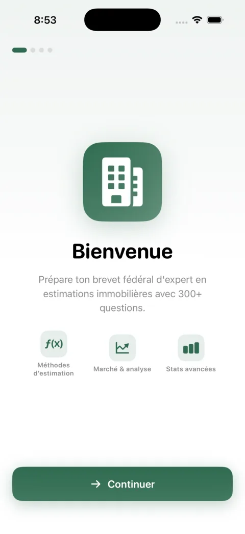 Revi-EstimationImmo — Screenshot 2 der iOS-App