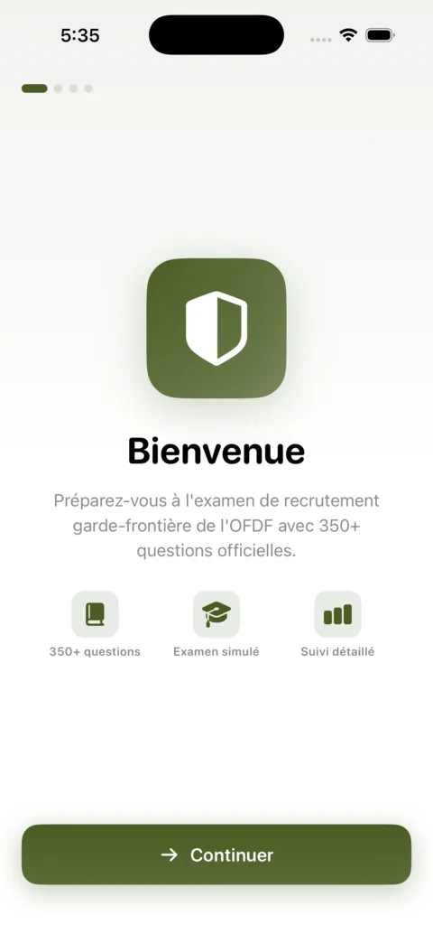 Revi-GardeFrontiere — Screenshot 2 der iOS-App