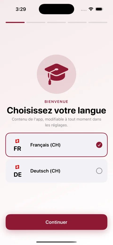 Revi-Geometre — aperçu de l'application iOS
