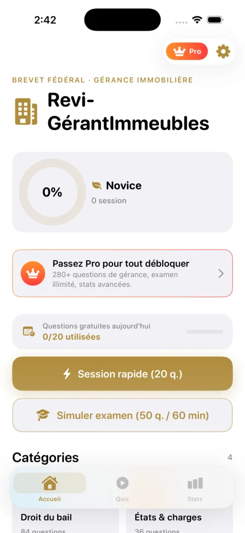 Revi-GerantImmeubles — aperçu de l'application iOS