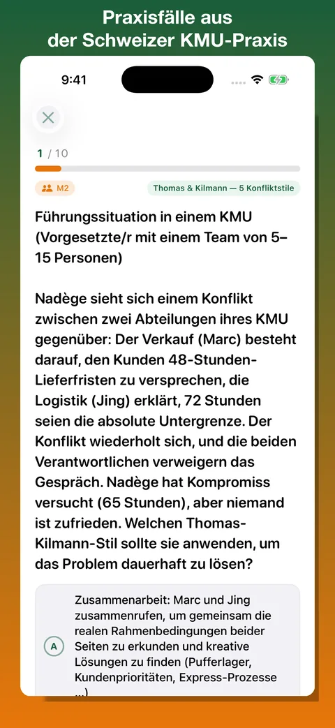 Revi-GestionPME — Screenshot 3 der iOS-App