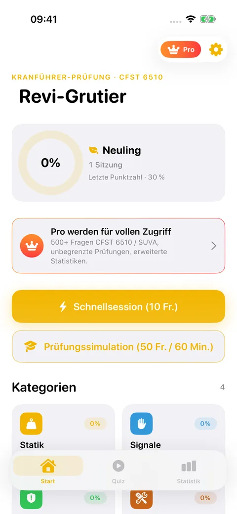 Revi-Grutier — Screenshot 1 der iOS-App