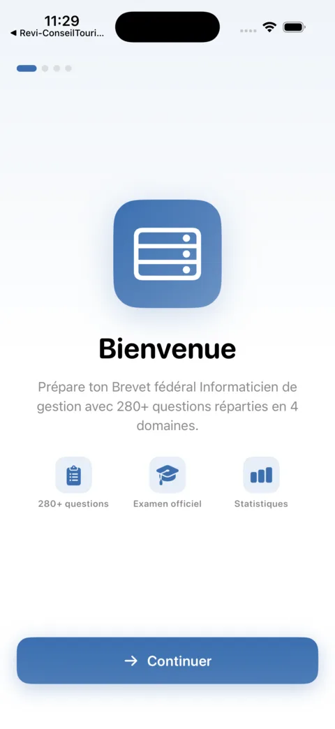 Revi-InfoGestion — capture d'écran 1 de l'application iOS