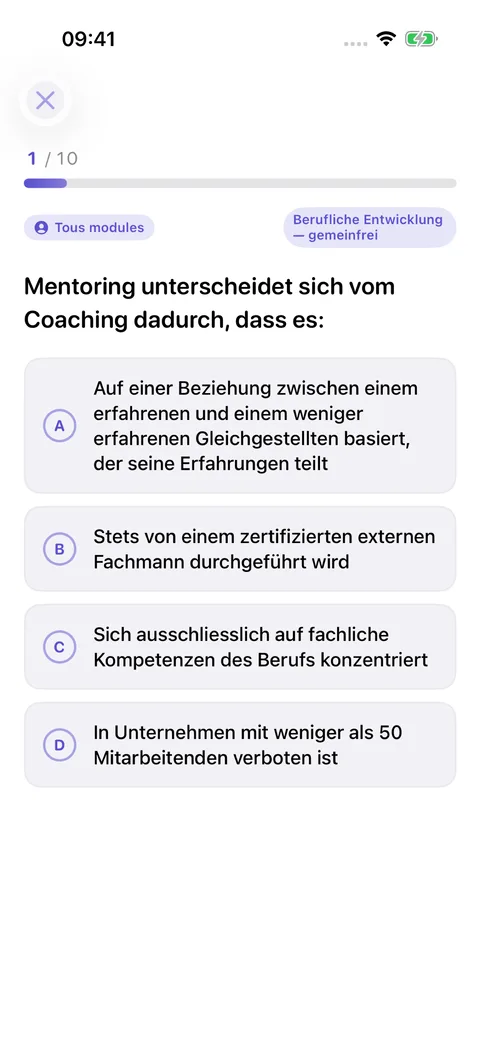 Revi-Leadership — Screenshot 2 der iOS-App