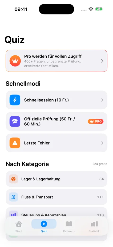 Revi-Logistique — Screenshot 2 der iOS-App
