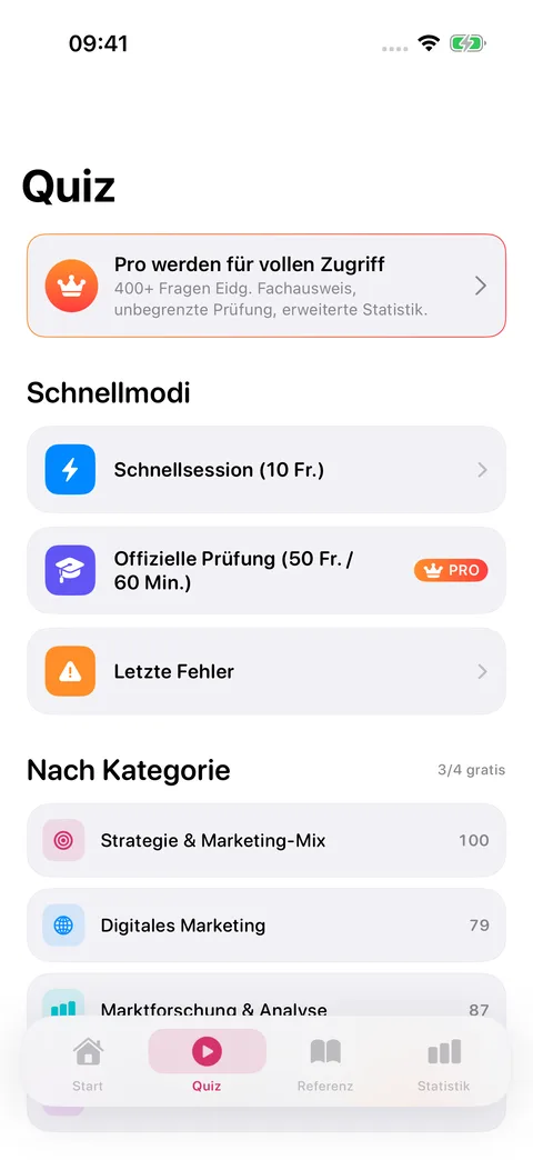 Revi-Marketing — Screenshot 2 der iOS-App