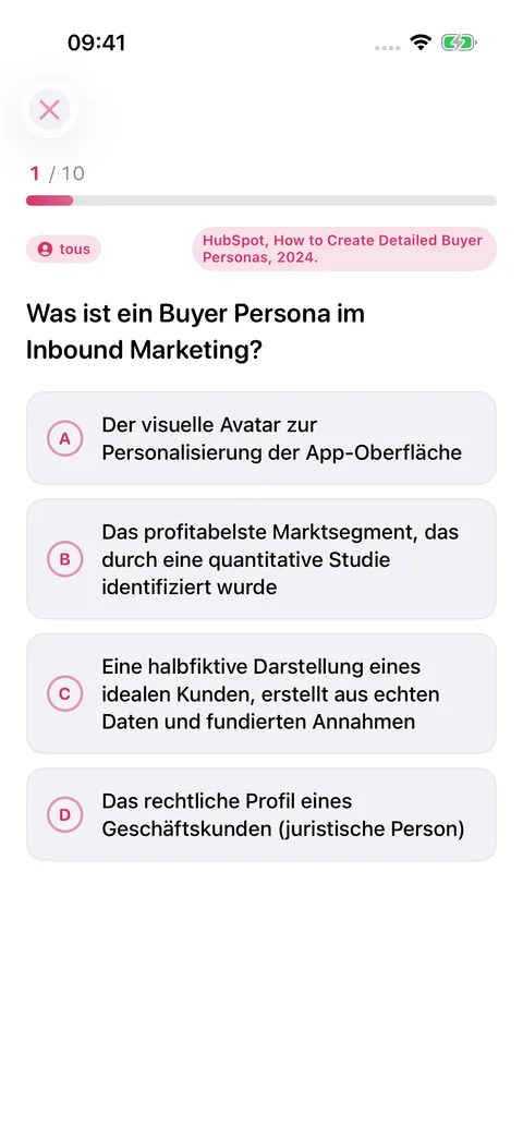 Revi-Marketing — Screenshot 3 der iOS-App