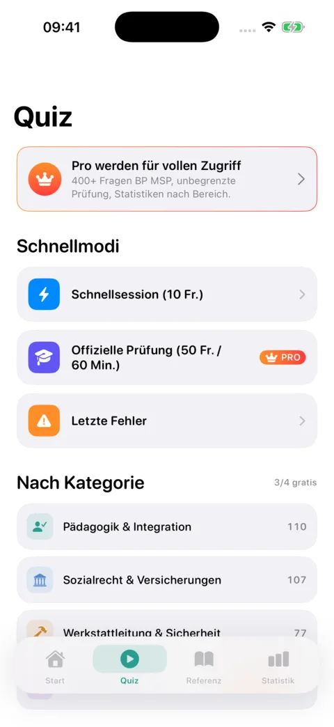 Revi-MSP — Screenshot 2 der iOS-App