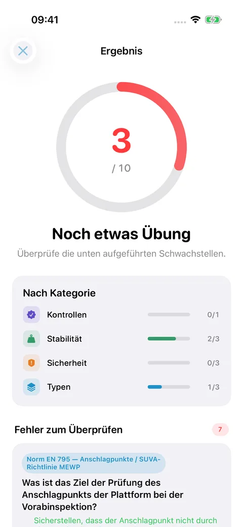 Revi-Nacelle — Screenshot 3 der iOS-App