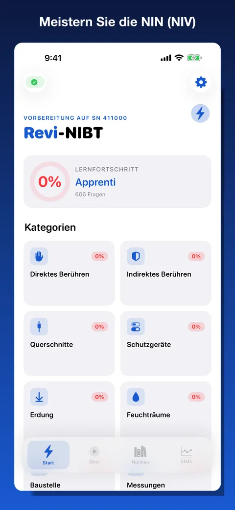 Revi-NIBT-NIN — Screenshot 1 der iOS-App