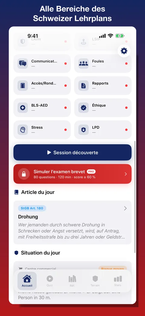 Revi-Sécurité-privée — Screenshot 2 der iOS-App