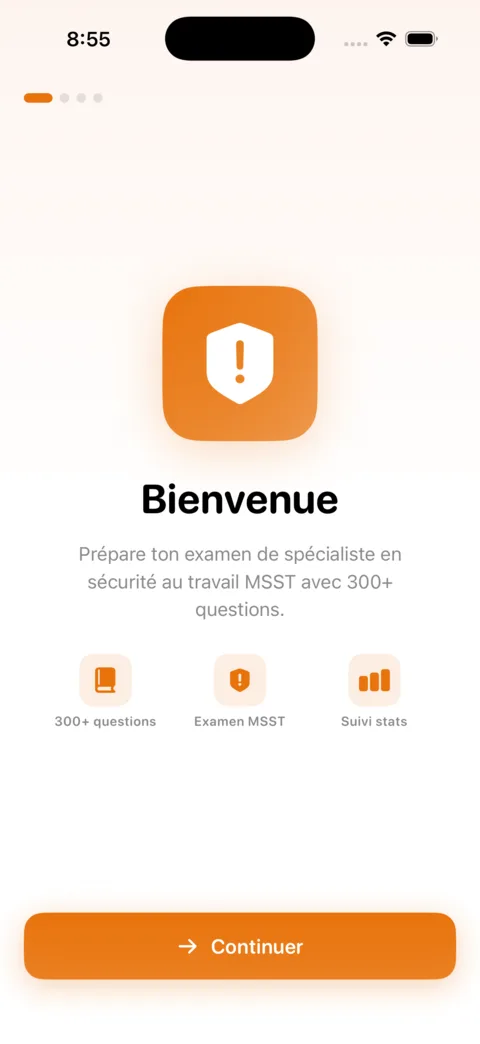 Revi-SecuTravail — Screenshot 3 der iOS-App