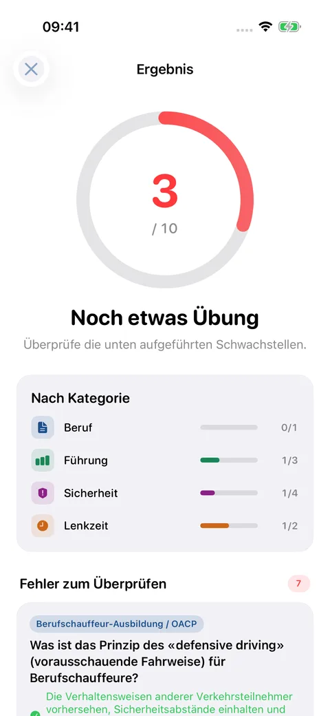 Revi-Transporteur — Screenshot 3 der iOS-App