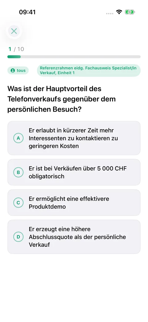 Revi-Vente — Screenshot 3 der iOS-App